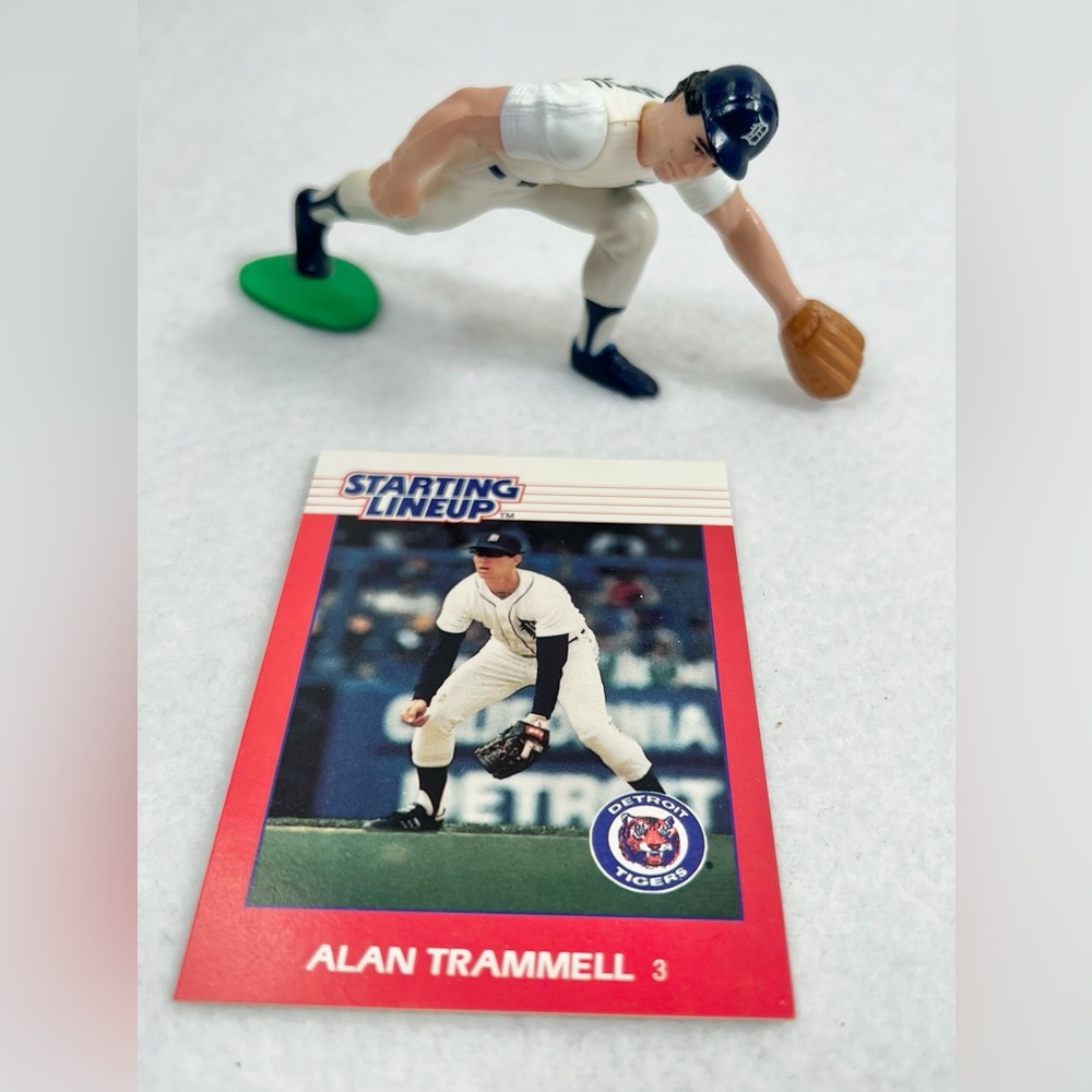 STARTING LINEUP MLB Detroit Tigers 1988‎ Baseball Figure & Card Alan Trammell